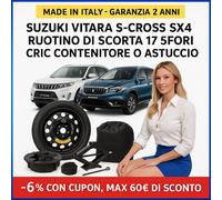 Suzuki Vitara S-Cross SX4 Roue De Secours 17 5Trous Cric Conteneur Ou Étuis