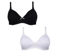 Suzy & Me Les Dames célèbres Font des t-Shirts d’Allaitement de maternité Soutien-Gorge Pack de 2. Taille de Bonnet E - H