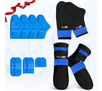 SuzziPad Chaussettes de refroidissement pour pieds et gants froids pour chimiothérapie neuropathie, articles de confort pour patients chimiothérapie, idéal pour fasciite plantaire, soulagement de la