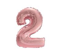 SV SURPRISEZ-VOUS - Ballon Aluminium Chiffre 2 36CM Rose Gold