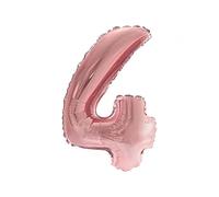 SV SURPRISEZ-VOUS - Ballon Aluminium Chiffre 4 36CM Rose Gold