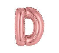 SV SURPRISEZ-VOUS - Ballon Aluminium Lettre D 36CM Rose Gold