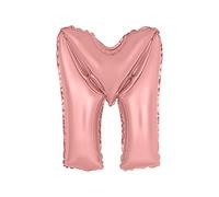 ballon aluminium lettre m 36cm or rose - surprisez vous balm0rglm Rose