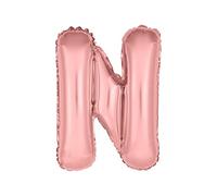 SV SURPRISEZ-VOUS - BALLON ALUMINIUM LETTRE N 36CM ROSE GOLD