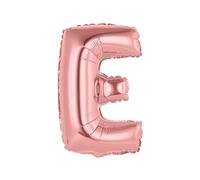 SV SURPRISEZ-VOUS - BALLON MÉTALLIQUE 36CM LETTRE E - ROSE GOLD