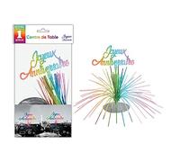 SV SURPRISEZ-VOUS - Centre DE Table Anniversaire Multicolore