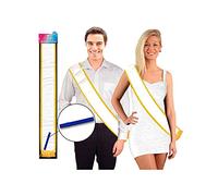 Écharpe - Dédicace - Blanche - Mixte - Adulte - Dorure