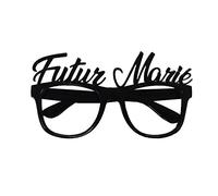 SV SURPRISEZ-VOUS - Monture Lunettes Futur MARIÉ Noir MÉTAL