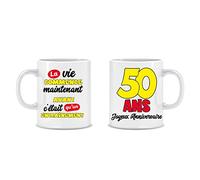 SV SURPRISEZ-VOUS - MUG ÂGE ANNIVERSAIRE 50 ANS