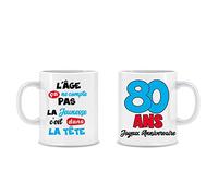 SV SURPRISEZ-VOUS - MUG ÂGE Anniversaire 80 Ans