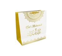 SV SURPRISEZ-VOUS - SAC CADEAU EID MUBARAK BLANC OR