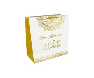 SV SURPRISEZ-VOUS - SAC CADEAU EID MUBARAK BLANC OR