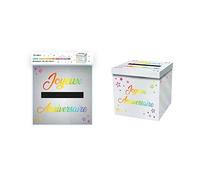 SV SURPRISEZ-VOUS - URNE Carton Anniversaire 20CM Multicolore