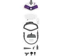 Polti Nettoyeur vapeur Vaporetto SV440 Double 2-en-1 balai/à main 11 accessoires Blanc/Violet