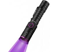 Sv87 5w Uv Led Torch 395nm Type C Usb Rechargeable Zoom Portable Ultraviolet Black Light Urine Detector For Resin, Fishing, Scorpion, Minerals, Amber With Battery