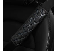 SVAHEJIHR 2 Pièces Voiture Ceinture SéCurité Coussin, pour Nissan GTR X-Trial Quest Patrol Cefiro Fuga D22 Navarre Terra Nul Rembourrage Épaulettes Ceinture Sécurité Protection Epaule,B