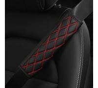 SVAHEJIHR 2 Pièces Voiture Ceinture SéCurité Coussin, pour Nissan GTR X-Trial Quest Patrol Cefiro Fuga D22 Navarre Terra Nul Rembourrage Épaulettes Ceinture Sécurité Protection Epaule,A