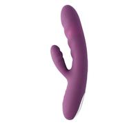 Svakom - Vibrateur Avery puissant va-et-vient avec stimulateur de clitoris Lilas