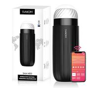 SVAKOM SAM NEO Tasse de masturbateur électrique avec contrôle par application, 5 vibrations, 5 modes d'aspiration, jouets sexuels pour masturbation masculine pour hommes, masturbateurs de