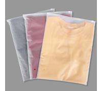 Svaldo Sac Plastique, 100 Pièces 30 * 40cm Sac Rangement Vetement Dépoli, Pochette Voyage Vetement Dépoli, Sachet Zippée pour Sous-Vêtements (avec Trous de Ventilation)