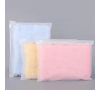 Svaldo Sac Rangement Valise, 100 Pièces 20 * 14cm Pochette Plastique Zippée Vetement, Sac Dépoli pour Ranger des Chaussettes, Papeterie, Snacks (avec Trous de Ventilation)