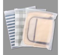 Svaldo Sac Rangement Vetement, 100 Pièces 25 * 30cm Pochette Zipper Vetement Voyage, Sac de Rangement Dépoli, Pochon Plastique pour Documents, Bijoux, Jouets (avec Trous de Ventilation)