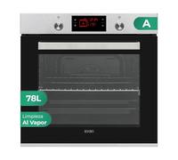 Svan Four Multifonction Inox SHM10800DCX. Capacité 78 Litres, 3100 W, Grill, 10 Programmes, Intérieur Émaillé, Minuterie, Nettoyage Facile, Classe Énergétique A