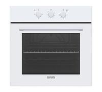 Svan Horno Multifunción Blanco SH3800EB. Capacidad 76 Litros, W, 3 Programas, Interior Esmaltado, Fácil Limpieza, Eficiencia Energética Clase A