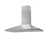 Svan Hotte Aspirante Hotte Pyramidale 90cm, Inox, SCPP901BX. Puissance 361m3/h, 3 Vitesses, 2 Filtres, 65 dB Niveau Sonore, Commande Manuelle, Filtre lavable Lave Vaisselle