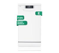 Svan Lave-vaisselle Blanc, Pose Libre, SJ94500ED. 9 Couverts, 2 Paniers, 7 Programmes, Commande Électronique, Fonction Stop&Go, Classe Énergétique E