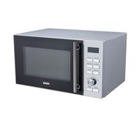 Svan Micro-ondes 25 Litres avec Grill Pose Libre, Inox SMWC25900DGN. 900W, 6 Programmes, Contrôle Électronique LED, Mode Décongélation, Cavité Inox, Nettoyage Facile, Minuterie 95min