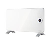 Svan Radiateur Plat Basse Consommation, SVCA1500RP. Radiateur Électrique, 2 Niveaux de Puissance, 1 Élément Chauffant, 1500 W, Thermostat Digital, Support avec Pieds, Couleur Blanche, 15 m2