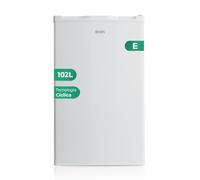 SVAN Réfrigérateur Blanc, 1 Porte. SR85501EC, Capacité 102 Litres, Cyclique, Faible Niveau Sonore, Porte Réversible, Ouverture Type Poignée, Classe Énergétique E