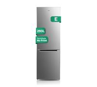 SVAN Réfrigérateur Combiné Inox 2 Portes. SC185603ENFX, Capacité 293 Litres, No Frost, Multi Air Flow, Niveau Sonore 40 dB, Porte Réversible, Ouverture Poignée, Classe Énergétique E