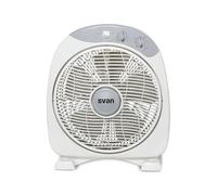 Svan Ventilateur de Sol Gris SVS351200. 3 Vitesses, Taille 12", Minuterie, 3 Pales, 20 m2