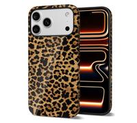 Svanove Coque de téléphone à imprimé guépard pour iPhone 17 Pro - Coque de protection pour iPhone 17 Pro - Motif mignon léopard pour femmes - Luxe tendance - Rétro - Cool - Motif esthétique - Coque