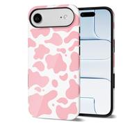 Svanove Coque de téléphone à imprimé vache pour iPhone 17 Air avec motif vache mignonne pour femmes et filles, luxe tendance rétro cool imprimé animal, motif esthétique Y2k, coque rigide fine en