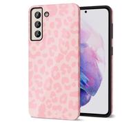 Svanove Coque de téléphone imprimé guépard pour Samsung Galaxy S21 Plus - Motif léopard tendance - Coque mignonne de luxe pour femme - Esthétique Y2k, fine et fine en plastique dur et silicone souple,