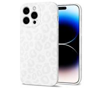 Svanove Coque de téléphone pour iPhone 14 Pro, imprimé guépard, jolie coque rigide en plastique avec motif léopard Y2K pour femmes et filles, coque au design animal esthétique avec protection