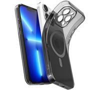 Svanove Coque magnétique transparente pour iPhone 13 Pro Max, compatible avec MagSafe, fine et transparente, pour femmes et filles, en caoutchouc de silicone souple avec protection d'appareil photo