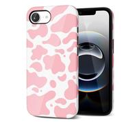 Svanove Coque pour téléphone avec motif vache pour iPhone 16e, coque mignonne girly pour femmes et filles, design luxueux tendance rétro avec motif animal cool, motif esthétique Y2k, coque fine en