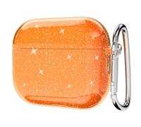 Svanove Coque transparente à paillettes pour Airpods Pro 3e génération, accessoires en silicone pour Airpods 3e génération, coque en gel de caoutchouc souple pour femmes et filles, jolie housse de