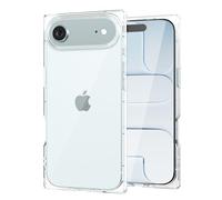 Svanove Coque transparente pour iPhone 17 Air Clear - Bord rectangulaire - Esthétique et tendance - Designer Y2k - Coque de téléphone unique pour femme - Fine et fine en caoutchouc de silicone - Coque