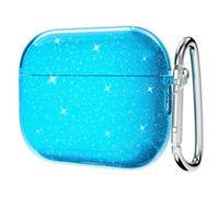 Svanove pour AirPods Pro 3rd Generation Case Clear Glitter (2021) mignon Sparkle Bling Bling Shiny Sparkly Transparent AirPods 3 COUVERTURE COUVE