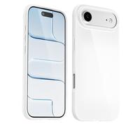 Svanove pour iPhone 17 Air Coque en Silicone, Coque de Protection Plastique Mignonne et Simple en Gel de Caoutchouc Brillant et Souple pour Femmes et Filles, Coque Fine et Flexible Antichoc en TPU