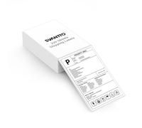 SVANTTO Lot de 220 étiquettes thermiques perforées et adhésives puissantes pour adresse postale 10 x 15 cm