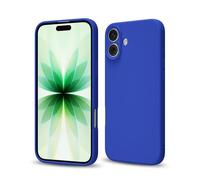 Svaove Coque de téléphone en silicone liquide pour iPhone 17, fine, ultra fine, minimaliste, mignonne, unie, couleur unie, mate, souple, gel de caoutchouc et plastique TPU, bleu roi