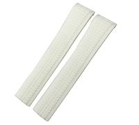 Svapo Pour Patek Aquanaut Philippe 516 4A 5167A Épingles En Métal Orange Brun Watch Courrouver En Caoutchouc Watch Band De 21mm Sangle De Silicone(White,Silver buckle)