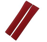 Svapo Pour Patek Aquanaut Philippe 516 4A 5167A Épingles En Métal Orange Brun Watch Courrouver En Caoutchouc Watch Band De 21mm Sangle De Silicone(Red,Golden buckle)
