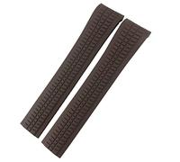 Svapo Pour Patek Aquanaut Philippe 516 4A 5167A Épingles En Métal Orange Brun Watch Courrouver En Caoutchouc Watch Band De 21mm Sangle De Silicone(Dark Brown,No buckle)